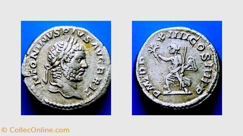 CARACALLA Denarius, RIC 184, Pax coin ancient b to roman republicain imperial caracalla denarius ric 184 pax