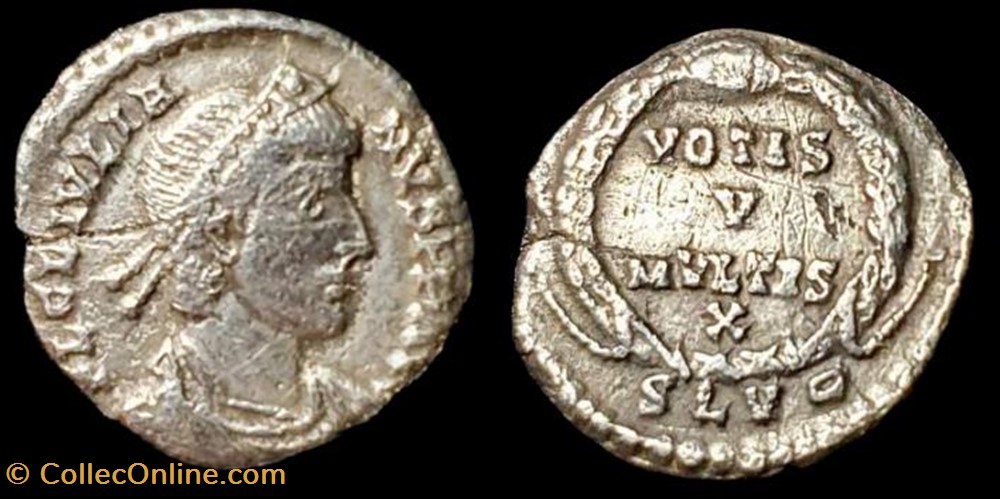 JULIAN II Siliqua coin ancient b c to roman republicain imperial julian ii siliqua