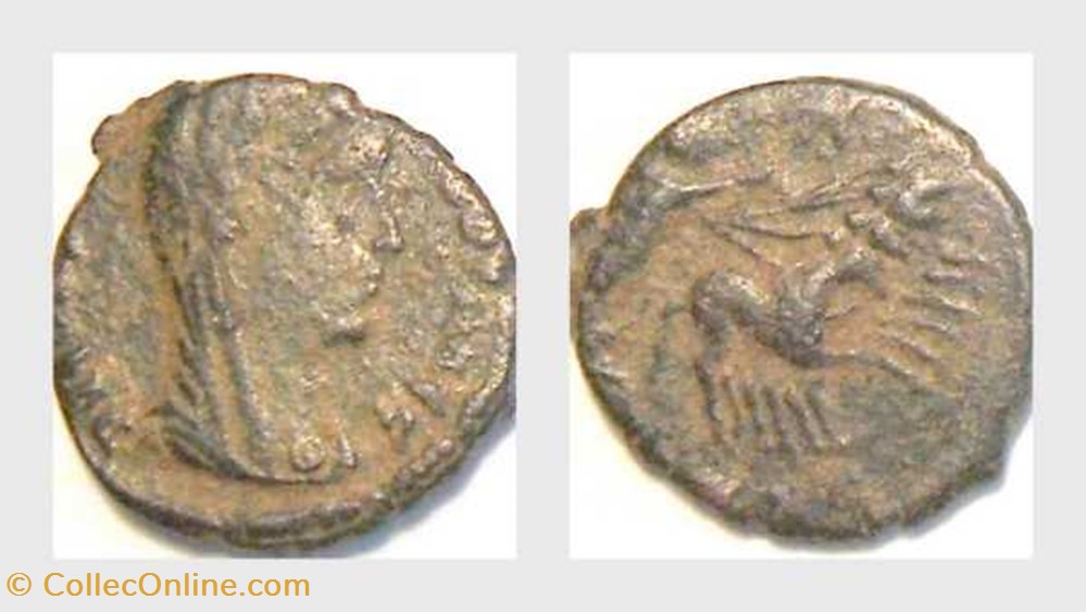 CONSTANTINE I AE4, RIC VIII 37, Hand of God coin ancient b to roman republicain imperial constantine i ae4 ric viii 37 hand of god