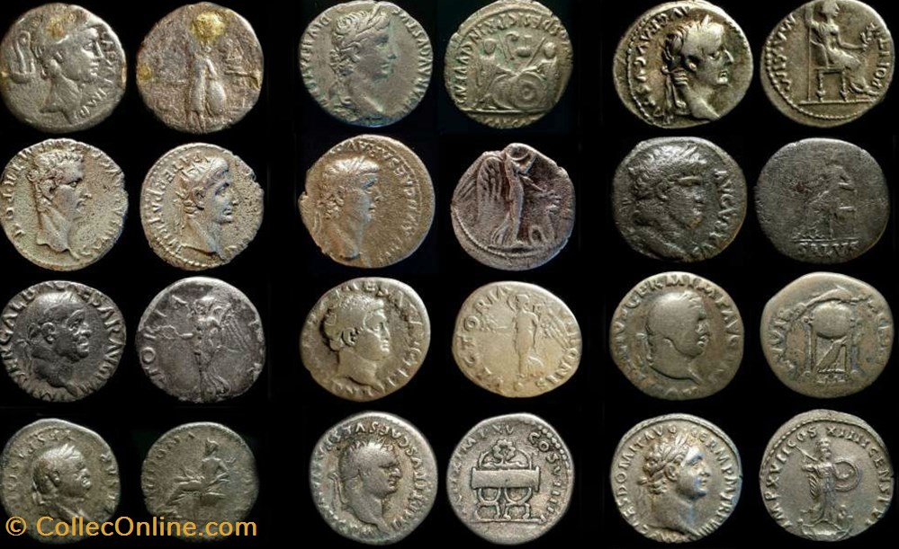The Twelve Caesars coin ancient b to roman republicain imperial the twelve caesars