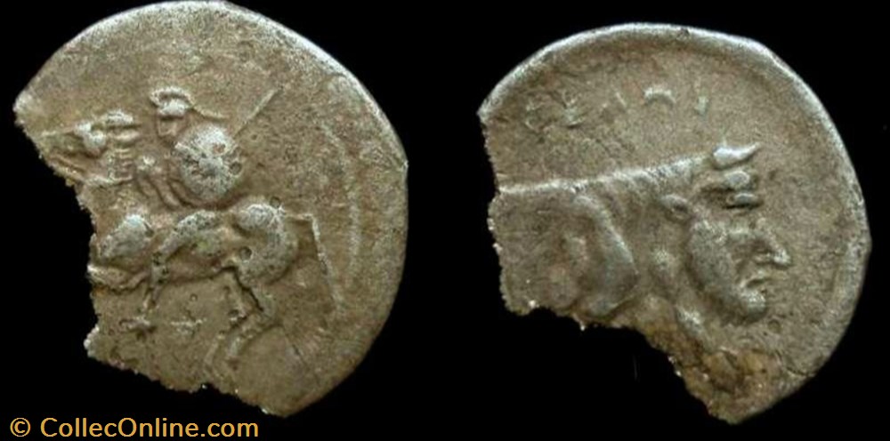GELA, SICILY AR Litra coin ancient b to greek gela sicily ar litra