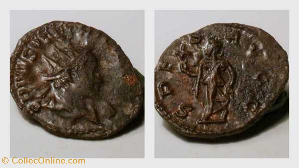 TETRICUS II Antoninianus RIC 270, Spes coin ancient b roman republicain imperial tetricus ii antoninianus ric 270 spes