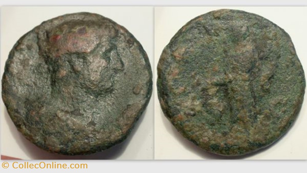 HADRIAN As, RIC 616c, Pax coin ancient b to roman republicain imperial hadrian as ric 616c pax