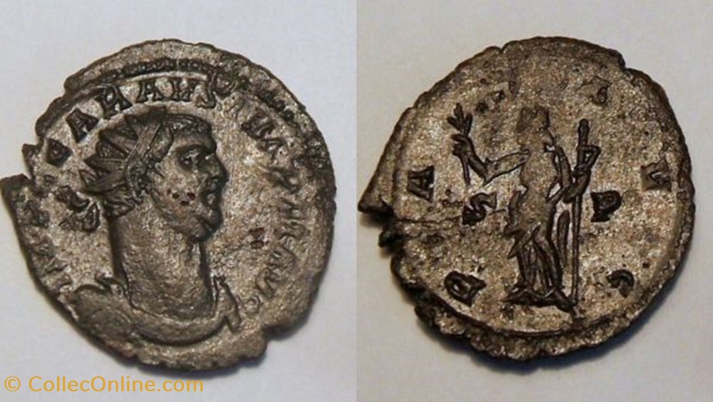 CARAUSIUS Antoninianus, RIC 482, Pax coin ancient b roman republicain imperial carausius antoninianus ric 482 pax