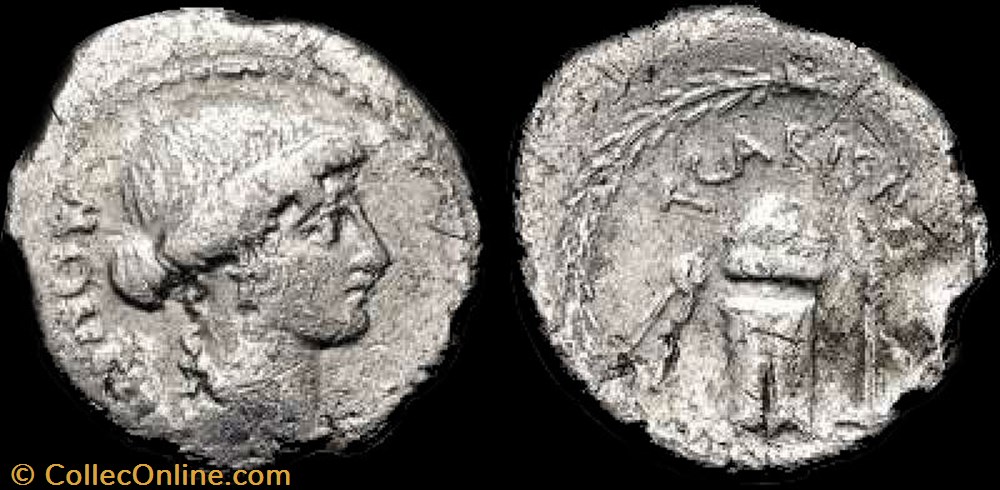 T. CARISIUS ROMAN REPUBLIC AR Denarius coin ancient to republicain imperial t carisius roman republic ar denarius