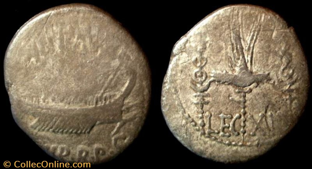 MARCUS ANTONIUS AR Denarius LEG XII coin ancient b roman republicain imperial marcus antonius ar denarius leg xii