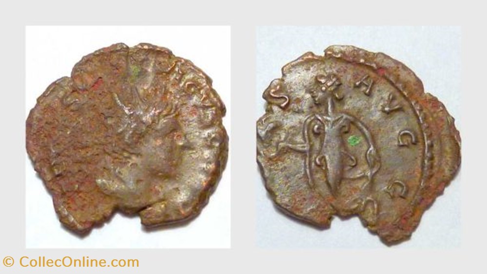 TETRICUS II Antoninianus RIC 270, Spes coin ancient b roman republicain imperial tetricus ii antoninianus ric 270 spes