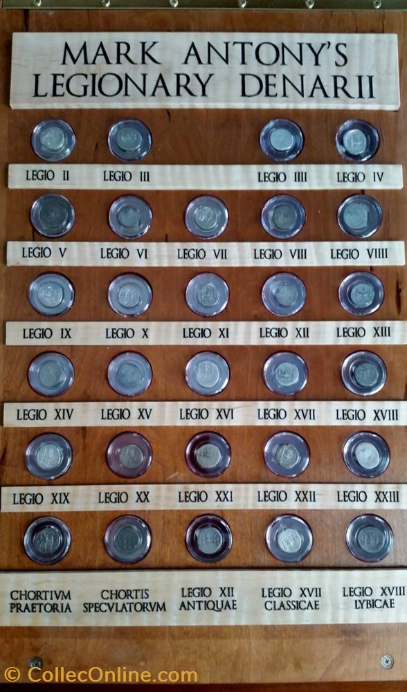 Marcus Antonius Legionary Collection coin ancient b roman republicain imperial marcus antonius legionary collection