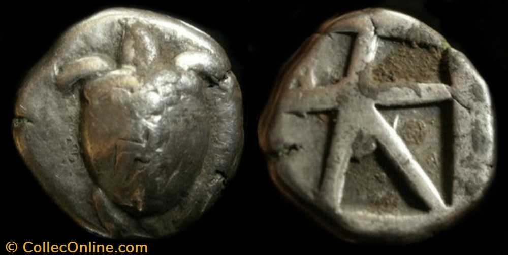 ATTICA, AEGINA coin ancient b to greek attica aegina