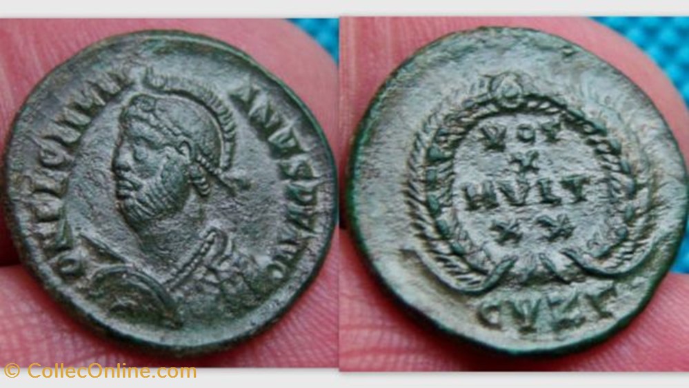 JULIAN II AE3, RIC 130, Vota coin ancient b to roman republicain imperial julian ii ae3 ric 130 vota