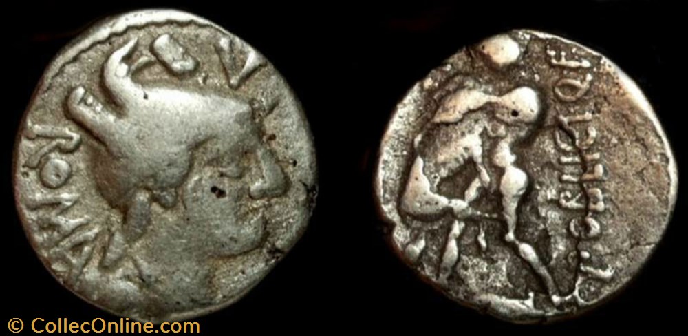 coin ancient to republicain imperial c poblicius qf roman republic gens poblicia ar serratus denarius