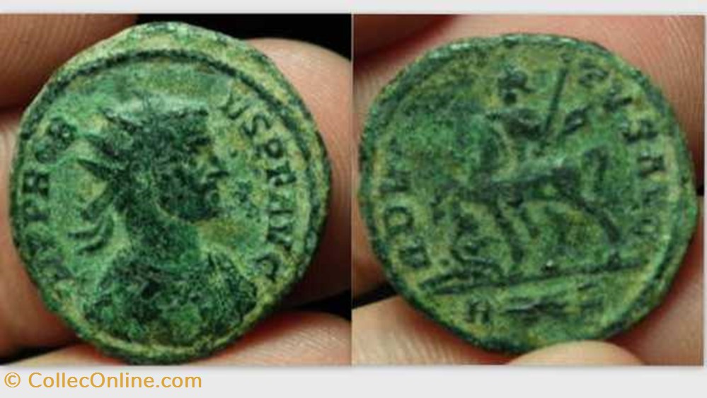 PROBUS Antoninianus, RIC 155, Probus on Horseback coin ancient roman republicain imperial probus antoninianus ric 155 probus on horseback