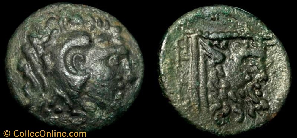 AKARNANIA, FEDERAL COINAGE AE20 ancient b to greek akarnania federal coinage ae20
