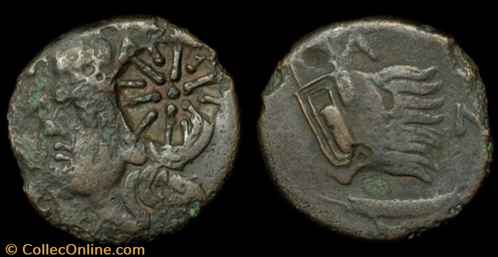THRACE, PANTIKAPAION AE21 coin ancient b to greek thrace pantikapaion ae21