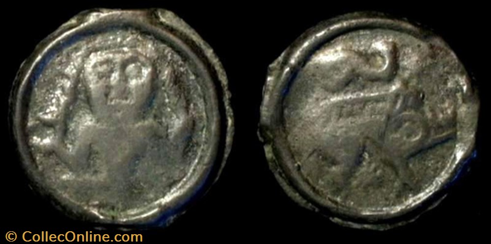coin ancient b c to celtic northeast gaul remi ae potin unit