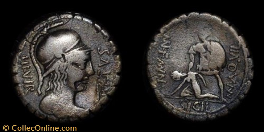 MN. AQUILLIUS ROMAN REPUBLIC; GENS AQUILLIA AR Denarius coin ancient to republicain imperial mn aquillius roman republic gens aquillia ar denarius