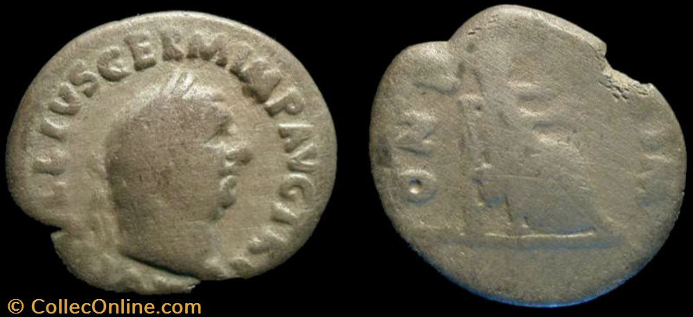 coin ancient b c to roman republicain imperial vitellius ar denarius