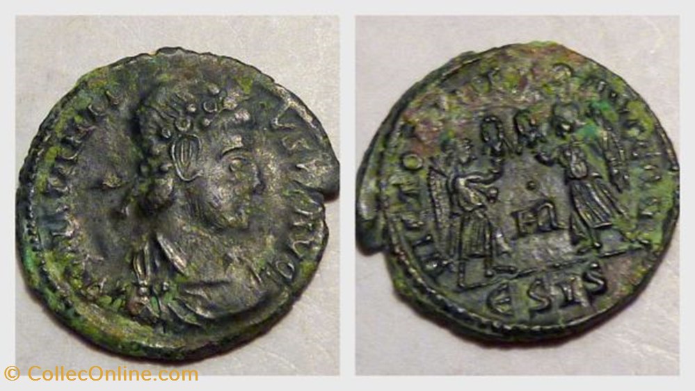 CONSTANTIUS II AE3 RIC VIII 191, Two Victories coin ancient b roman republicain imperial constantius ii ae3 ric viii 191 two victories