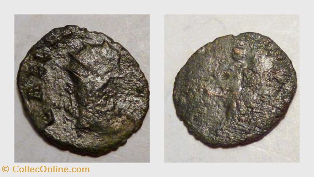 coin ancient roman republicain imperial gallienus antoninianus ric 227k liberalitas