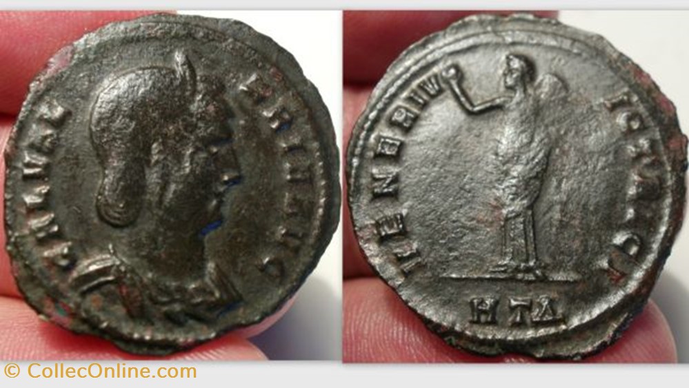 GALERIA VALERIA AE Follis RIC 43, Venus coin ancient b to roman republicain imperial galeria valeria ae follis ric 43 venus