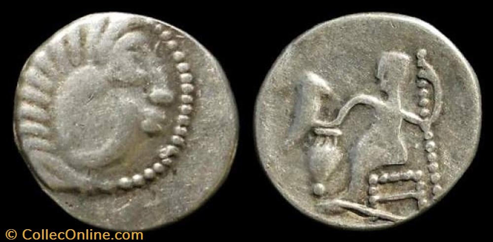LOWER DANUBE CELTS AR Drachm coin ancient to greek lower danube celts ar drachm