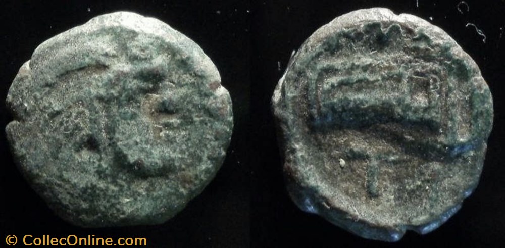 THRACE, PANTIKAPAION AE12 coin ancient b to greek thrace pantikapaion ae12