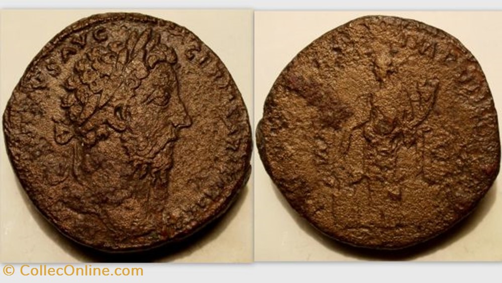 MARCUS AURELIUS Sestertius, RIC 1154, Annona coin ancient b to roman republicain imperial marcus aurelius sestertius ric 1154 annona