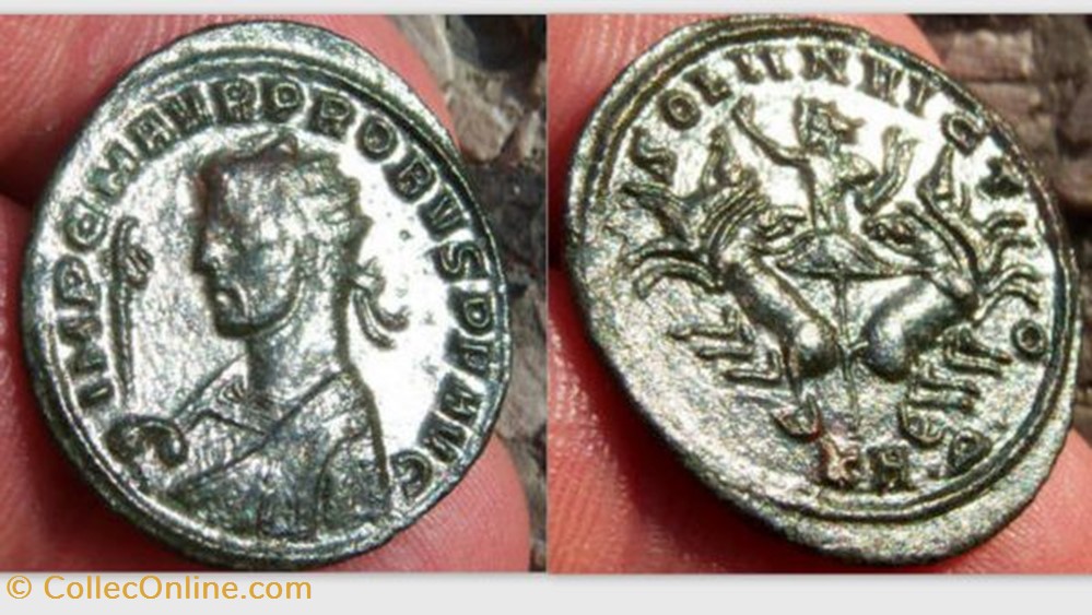 PROBUS Antoninianus, RIC V 862, SOLI INVICTO coin ancient roman republicain imperial probus antoninianus ric v 862 soli invicto