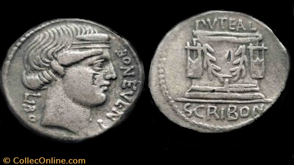 coin ancient to republicain imperial l scribonius libo roman republic gens scribonia ar denarius
