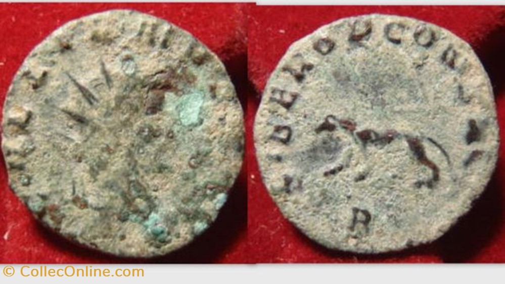 GALLIENUS Antoninianus, RIC 574, Panther coin ancient b roman republicain imperial gallienus antoninianus ric 574 panther