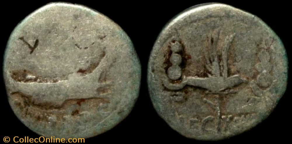 MARCUS ANTONIUS AR Denarius LEG XVII coin ancient b roman republicain imperial marcus antonius ar denarius leg xvii