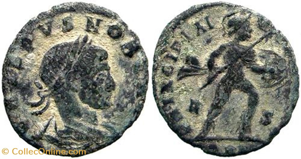 CRISPUS AE3, RIC VII 129, Mars coin ancient b to roman republicain imperial crispus ae3 ric vii 129 mars