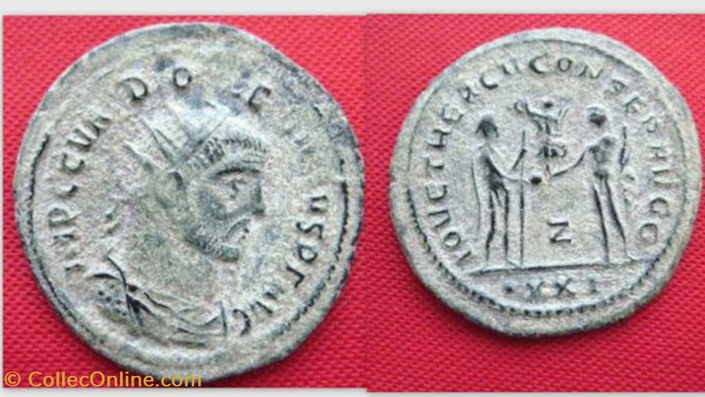 DIOCLETIAN Antoninianus RIC V Part II 323, Jupiter coin ancient b roman republicain imperial diocletian antoninianus ric v part ii 323 jupiter