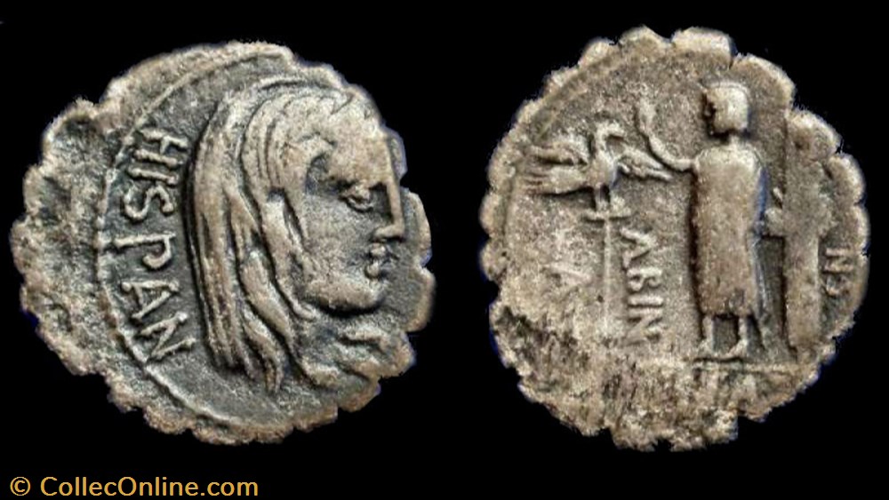 coin ancient to republicain imperial a postumius a f sp n albinus roman republic gens postumia ar denarius