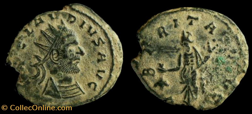 CLAUDIUS II (Gothicus) Antoninianus RIC 193, Uberitas coin ancient roman republicain imperial claudius ii gothicus antoninianus ric 193 uberitas