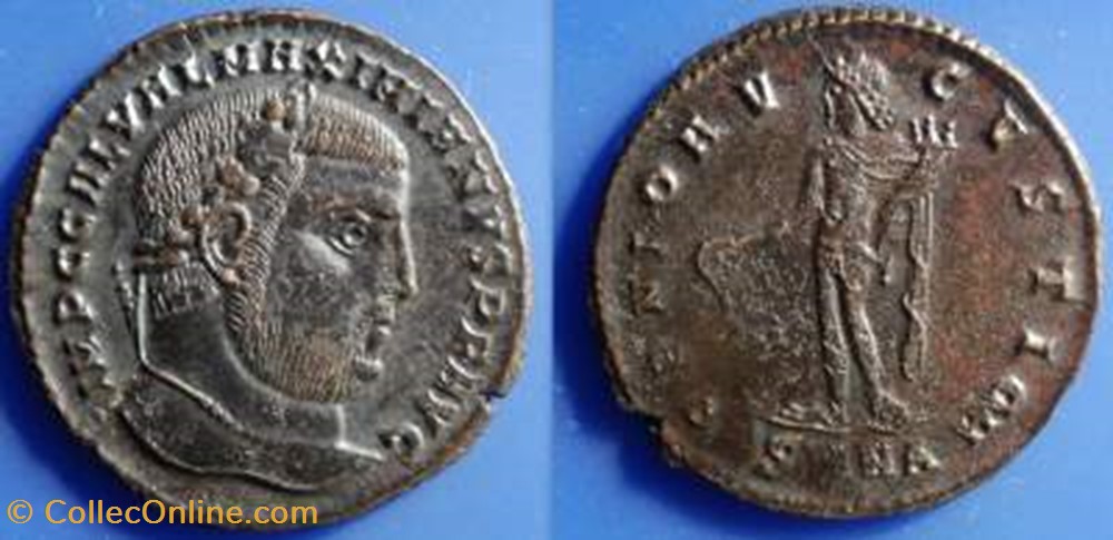 GALERIUS AE Follis coin ancient b c to roman republicain imperial galerius ae follis
