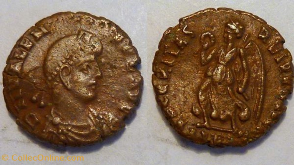 VALENS AE3, RIC IX 3b/5b, Victory coin ancient roman republicain imperial valens ae3 ric ix 3b 5b victory
