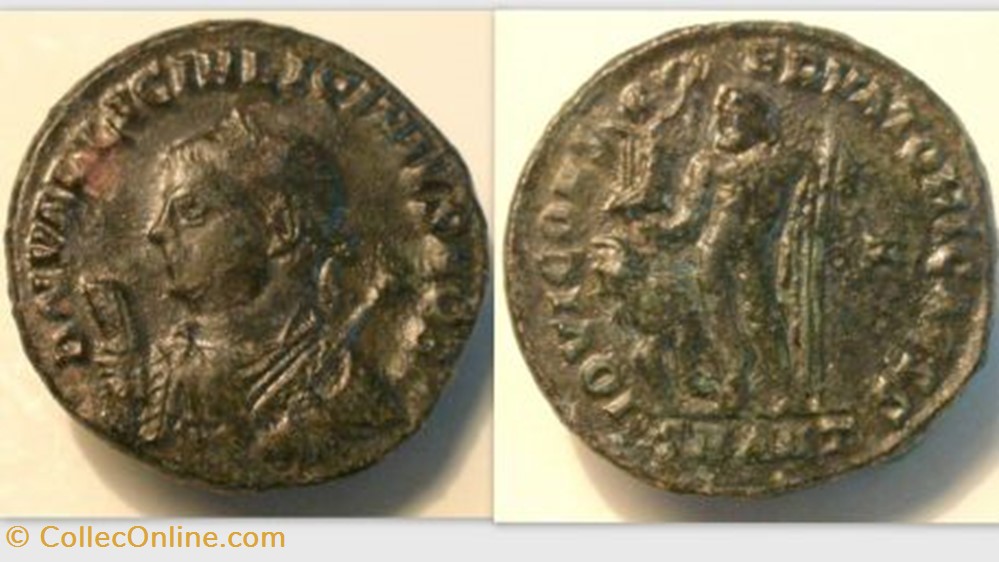 LICINIUS II AE3, RIC VII 29, Z, Jupiter coin ancient b to roman republicain imperial licinius ii ae3 ric vii 29 z jupiter
