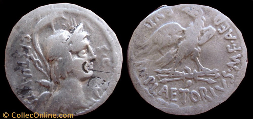 coin ancient republicain imperial m plaetorius m f cestianus roman republic gens plaetoria ar denarius