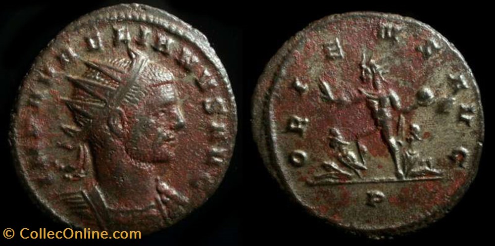 AURELIAN Antoninianus, RIC 63f, Sol coin ancient b roman republicain imperial aurelian antoninianus ric 63f sol