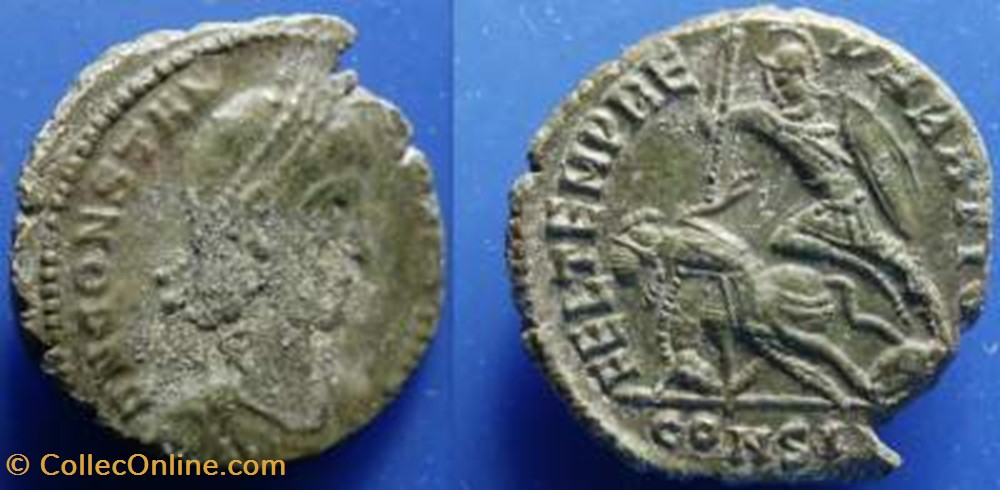 CONSTANTIUS II AE3 RIC VIII 118, Fallen Horseman coin ancient b to roman republicain imperial constantius ii ae3 ric viii 118 fallen horseman