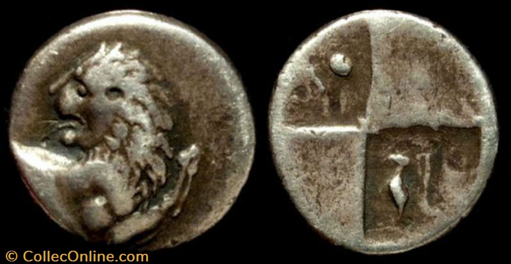 THRACE AR Hemidrachm coin ancient b to greek thrace ar hemidrachm
