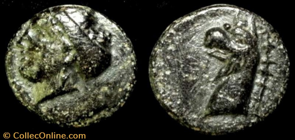 PHOKAIA, IONIA AE12 coin ancient b c to greek phokaia ionia ae12