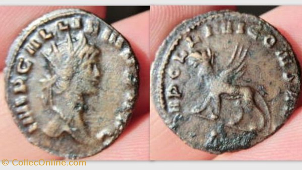 GALLIENUS Antoninianus, RIC 165, Gryphon coin ancient b roman republicain imperial gallienus antoninianus ric 165 gryphon