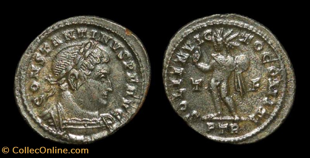 coin ancient b to roman republicain imperial constantine i ae follis