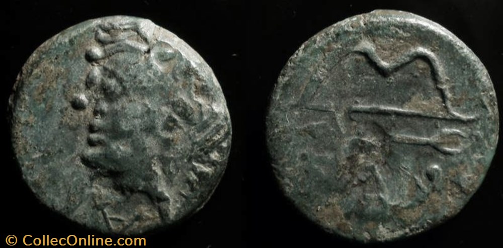 THRACE, PANTIKAPAION AE18 coin ancient b to greek thrace pantikapaion ae18