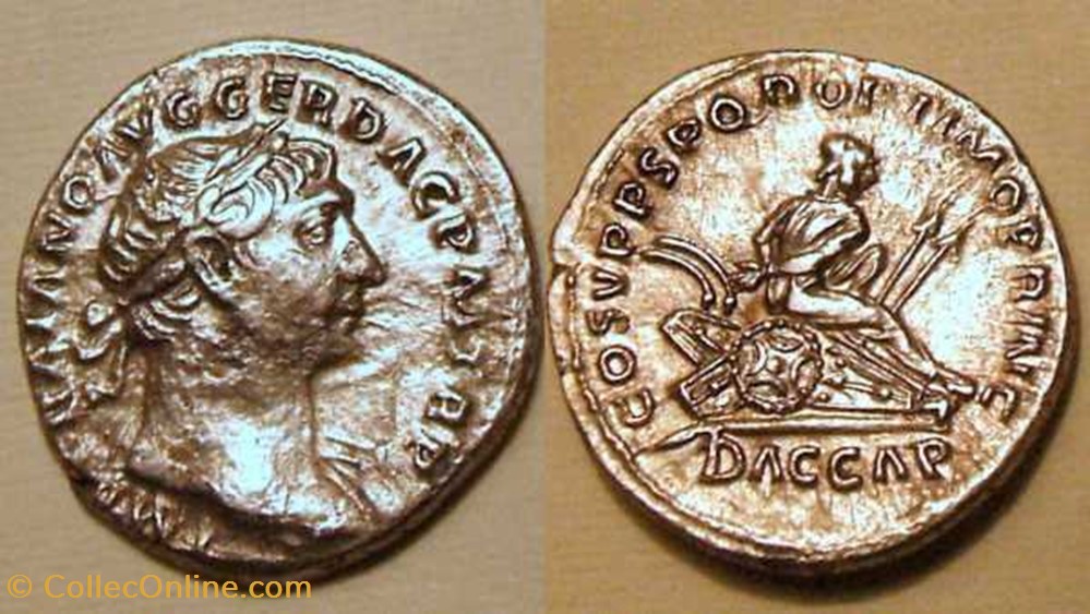 TRAJAN Denarius, RIC 96, Dacian Captive coin ancient b to roman republicain imperial trajan denarius ric 96 dacian captive