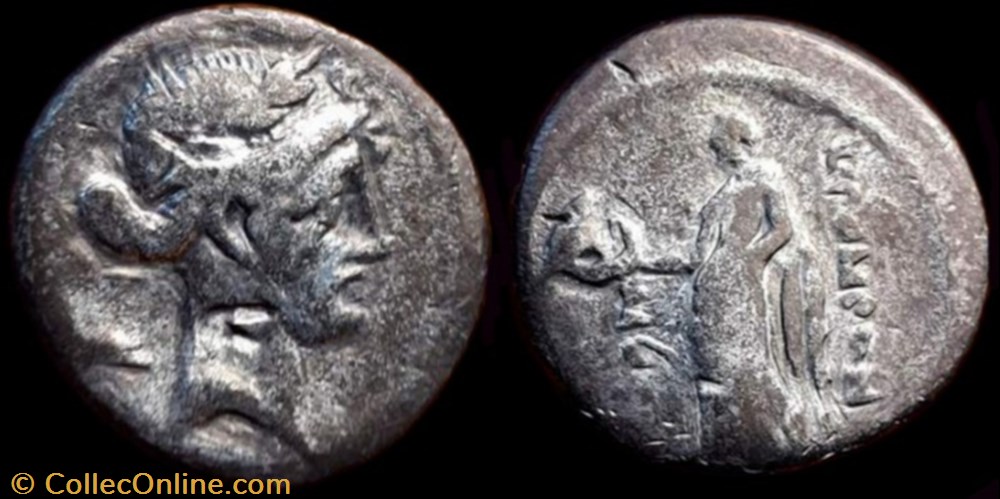 Q. POMPONIUS MUSA, AR Denarius coin ancient b c to roman republicain imperial q pomponius musa ar denarius