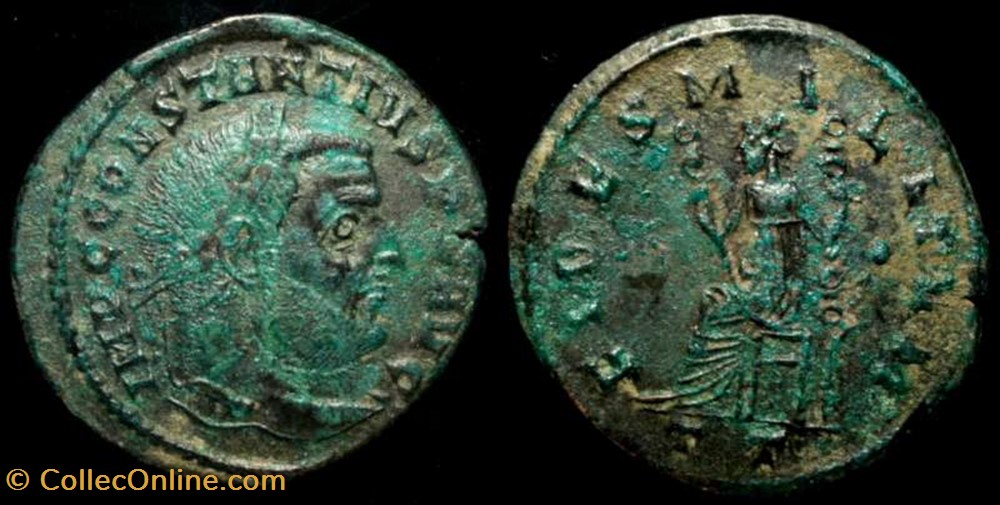 CONSTANTIUS I AE Follis or Nummus coin ancient b to roman republicain imperial constantius i ae follis or nummus