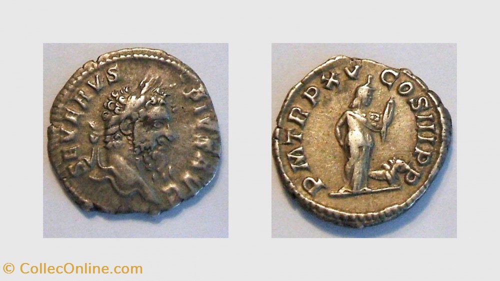 SEPTIMIUS SEVERUS Denarius, RIC 207, Africa coin ancient b to roman republicain imperial septimius severus denarius ric 207 africa